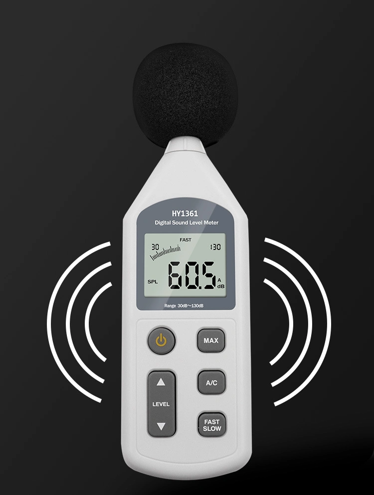 USB 30-130dB dB Decibel Detector Audio Digital Sound Level Noise Meter