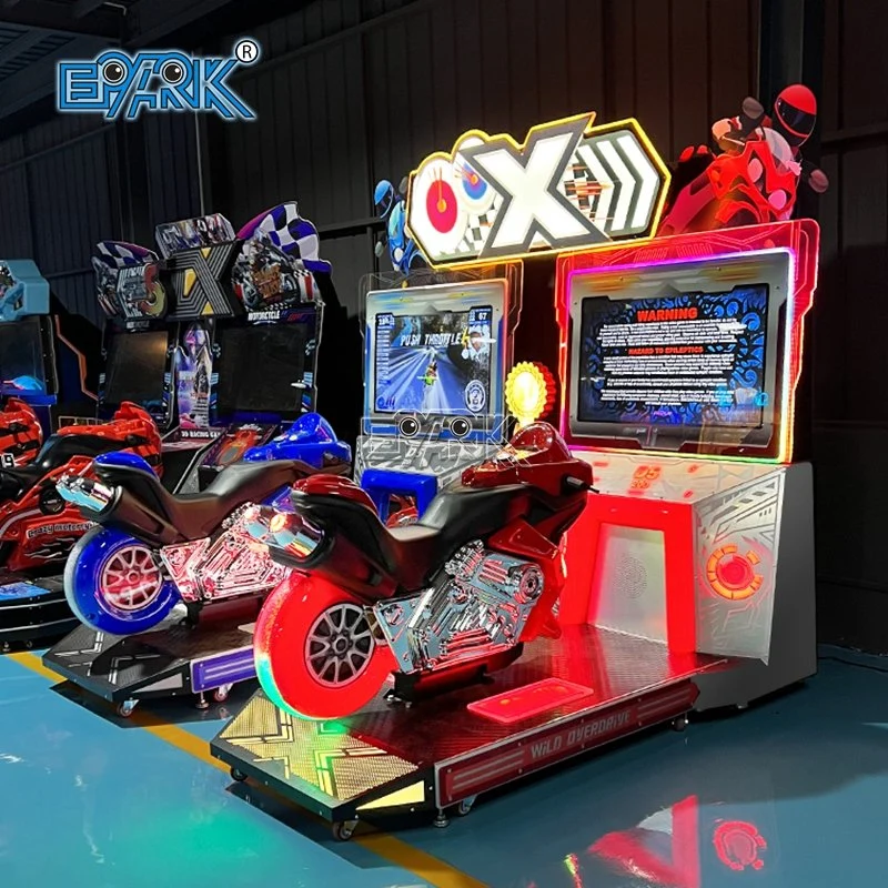 Arcade de conducción extrema 2 bicicleta de carreras de motos Moto máquinas de juego de la máquina de Video Juegos