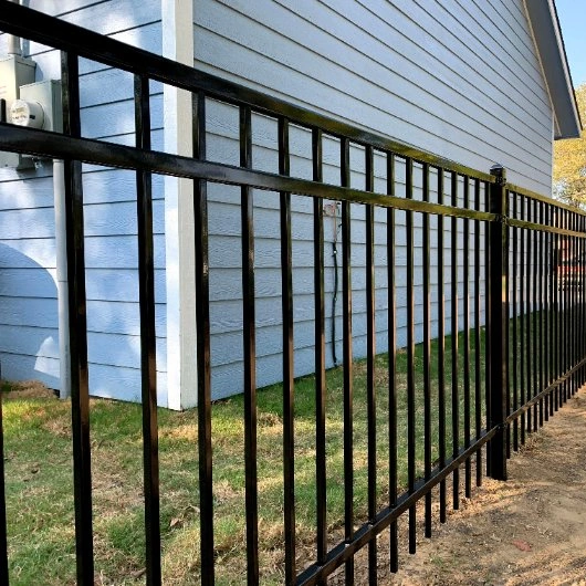 Tubular Picket Fence Tubular Steel Iron Fence Garden Guardrail New Design Iron Gate Railing Barbed Wire Metal Fencing House Gate Grill Design Main Gate Price