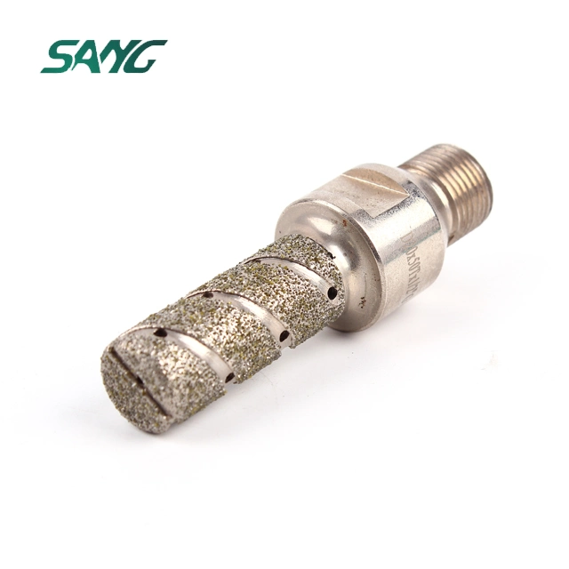 Sang Electroplated Diamond Finger Bits for Marble, CNC Finger Bit