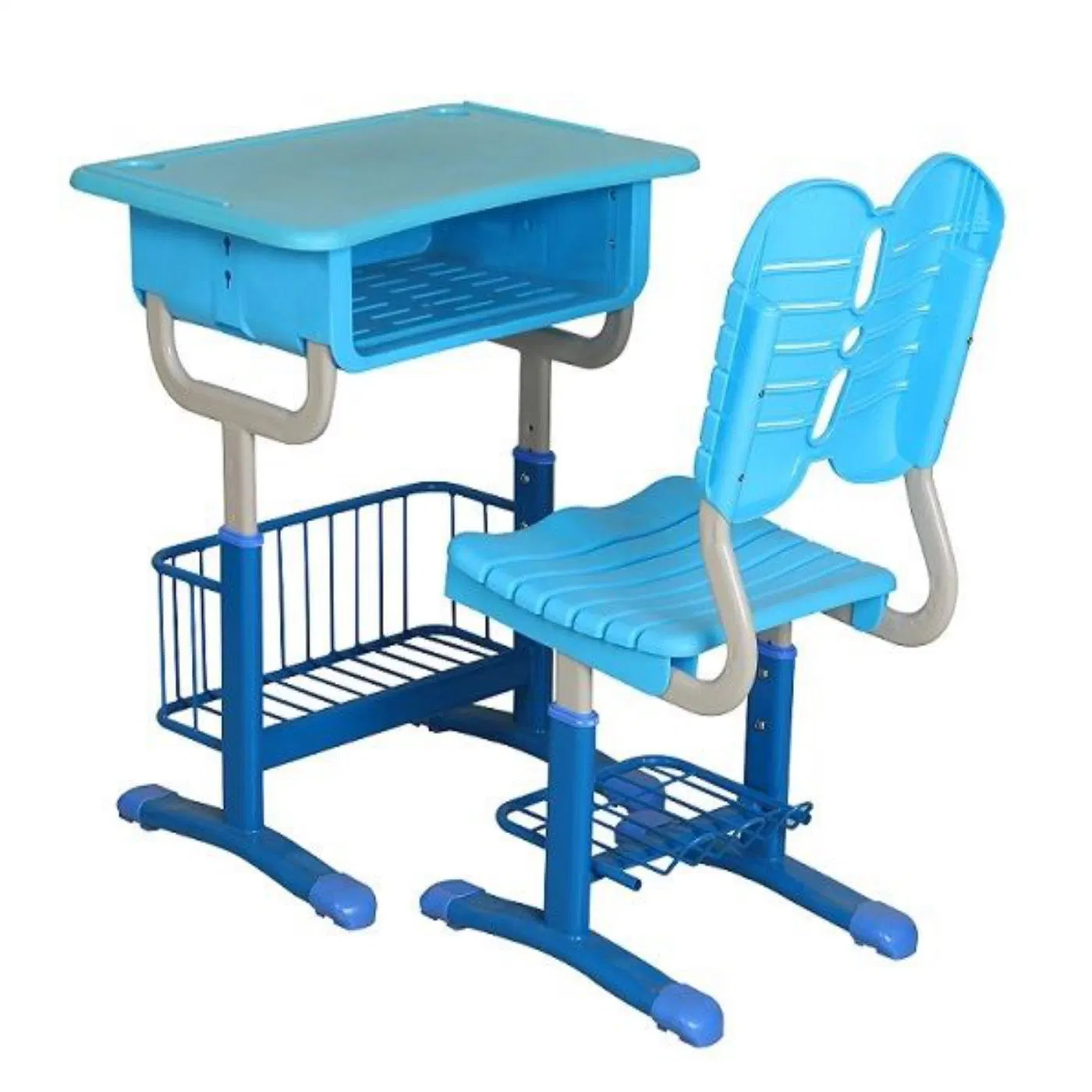 School Student Single Study Desk Chair Sets