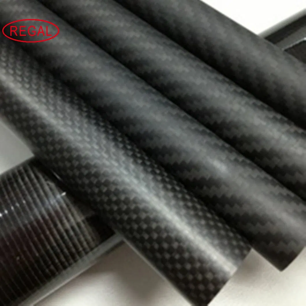 Customized 3mm Thickness 2000mm Long Twill Matt Carbon Fiber Tube ID 8mm Od 14mm