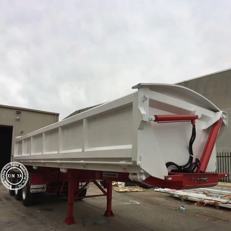 50ton 70ton 3 Axle Tipper Truck Semi Trailer, Used Dump Truck for Bulk Materials Transportation Side/Rear Dumper