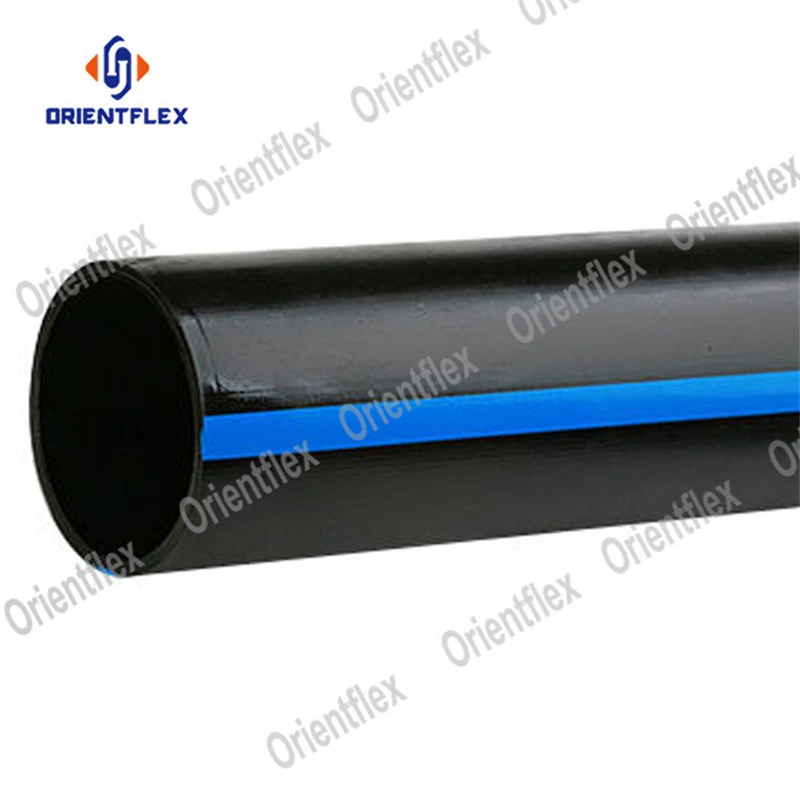 Black High Density Polyethylene Poly HDPE Agriculture Pipe