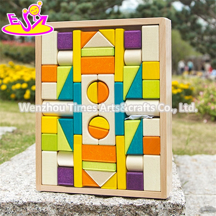 New Design Best Educational Building Blocks Wooden Construction Toys for Kids W13A131