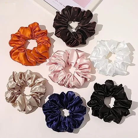 Mode Seide Scrunchies für Lady