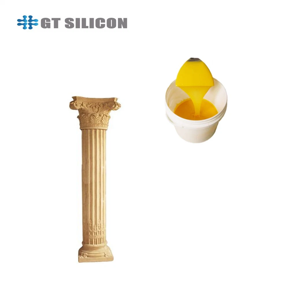 Wholesale Price Silicone Liquid RTV2 Liquid Silicone Rubber for Gypsum Roman Pillrs Mold Making