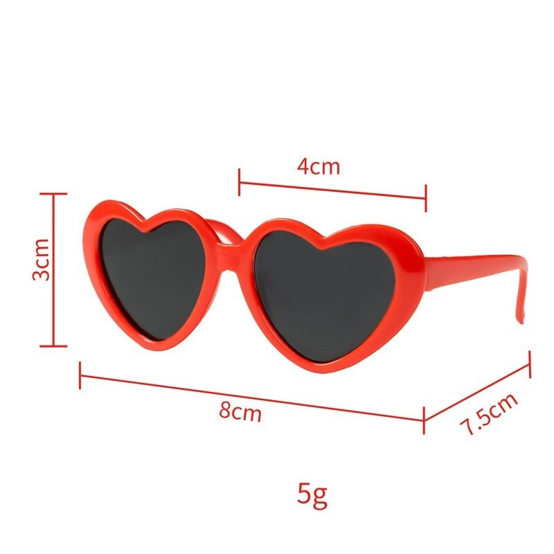 Lunettes pour animaux de compagnie Vêtements pour chiens Mignons Lunettes de Noël pour animaux de compagnie Drôles Lunettes en forme de cœur pour chats Lunettes de soleil Accessoires pour animaux de compagnie Lunettes