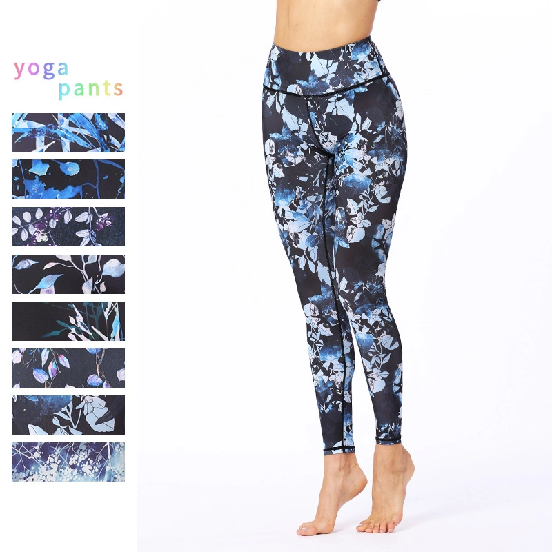 Neue Digital Printing Yoga Pants Frauen Outdoor Fitness Sporthose Tight Dance Pants Großhandel Fabrik Direktvertrieb