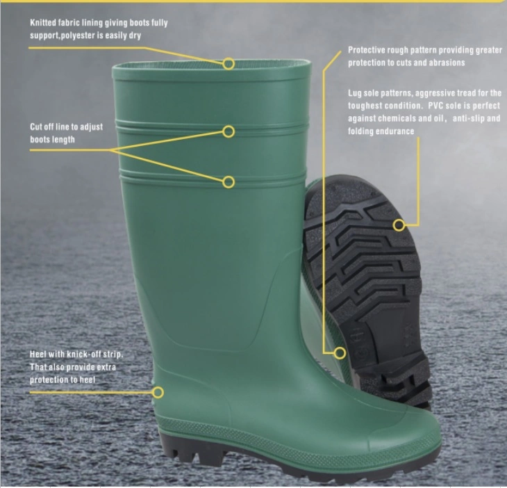 High quality/High cost performance Japan Market Middle Cut PVC Rain Boots