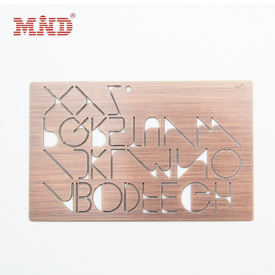 Mdmbc06 Cheap Price Stainless Steel Metal Business Cards with Logo Engraved & Customized Printing