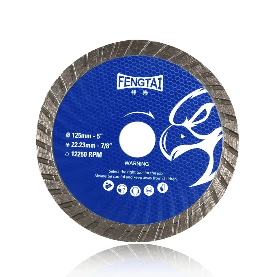 125mm 5 Zoll Fengtai Diamant Schneideblatt Turbo Wave Disc Für harte Materialien