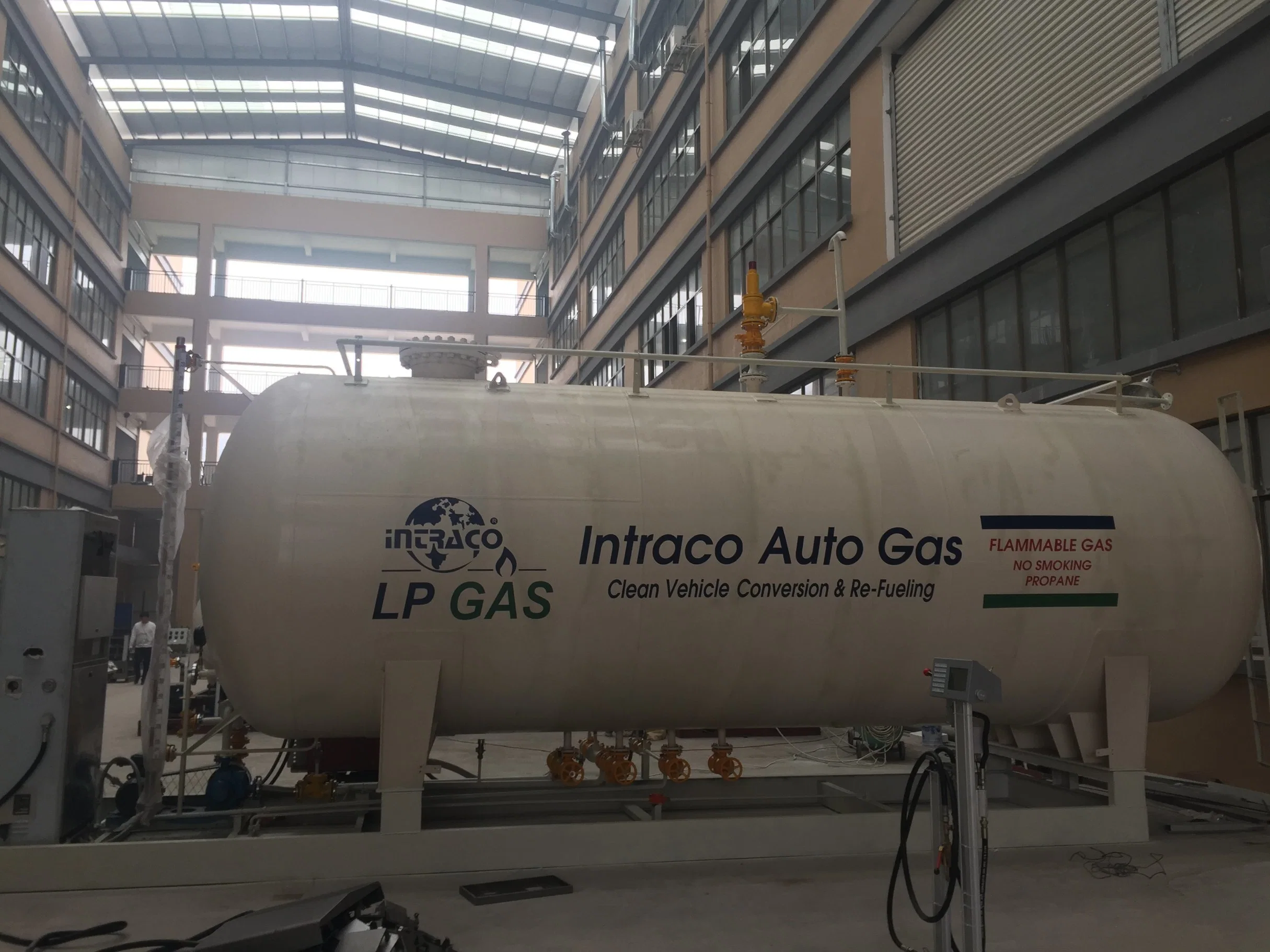 الزحافات الصغيرة لتعبئة LPG المحمول20 قدمًا و40 قدمًا