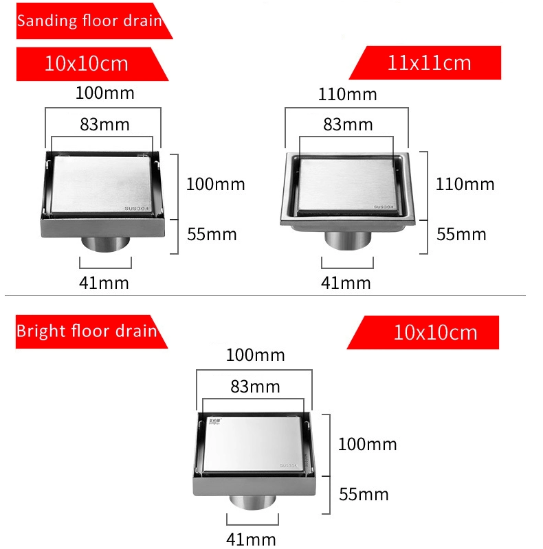 Invisible Shower Stainless Steel 304 Bathroom Roof Channel Linear Tile Insert Linear Floor Insert Drain