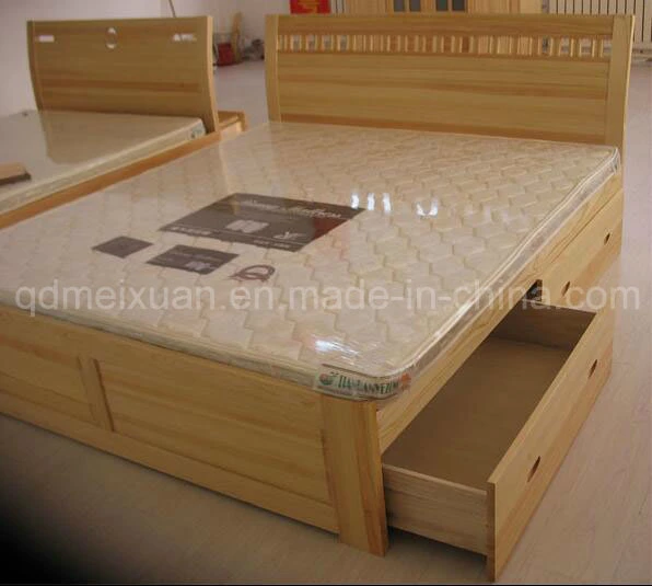 Solid Wooden Bed Modern Beds (M-X2838)