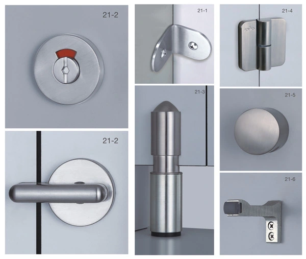 Round Shape Zinc Alloy Stainless Steel Bathroom Door Lock