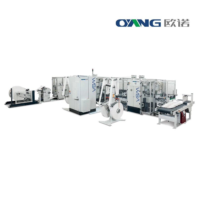 CE, SGS, ISO9001 Ultrasonic Sealing Block Bottom Valve Bag Making Machine