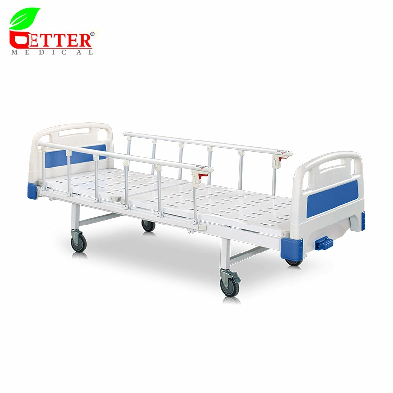 Krankenhausmöbel manuelle Rückenlehne Verstellbare Single Crank Medical Bed for Patient