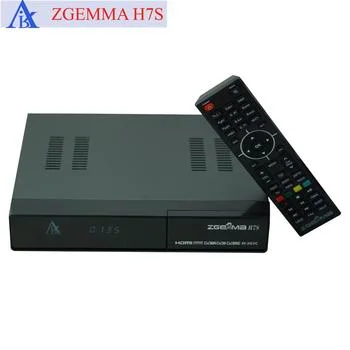 Caixa de recetor de TV por satélite H7s-2 * DVB-S2/S2X e DVB-T2/C 4K UHD