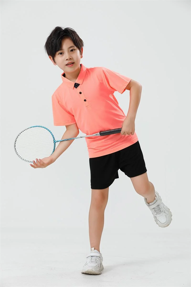 2022 Custom Summer Hot Sale Polo Neck Sport Printing Boys Girls Children Polo Shirt