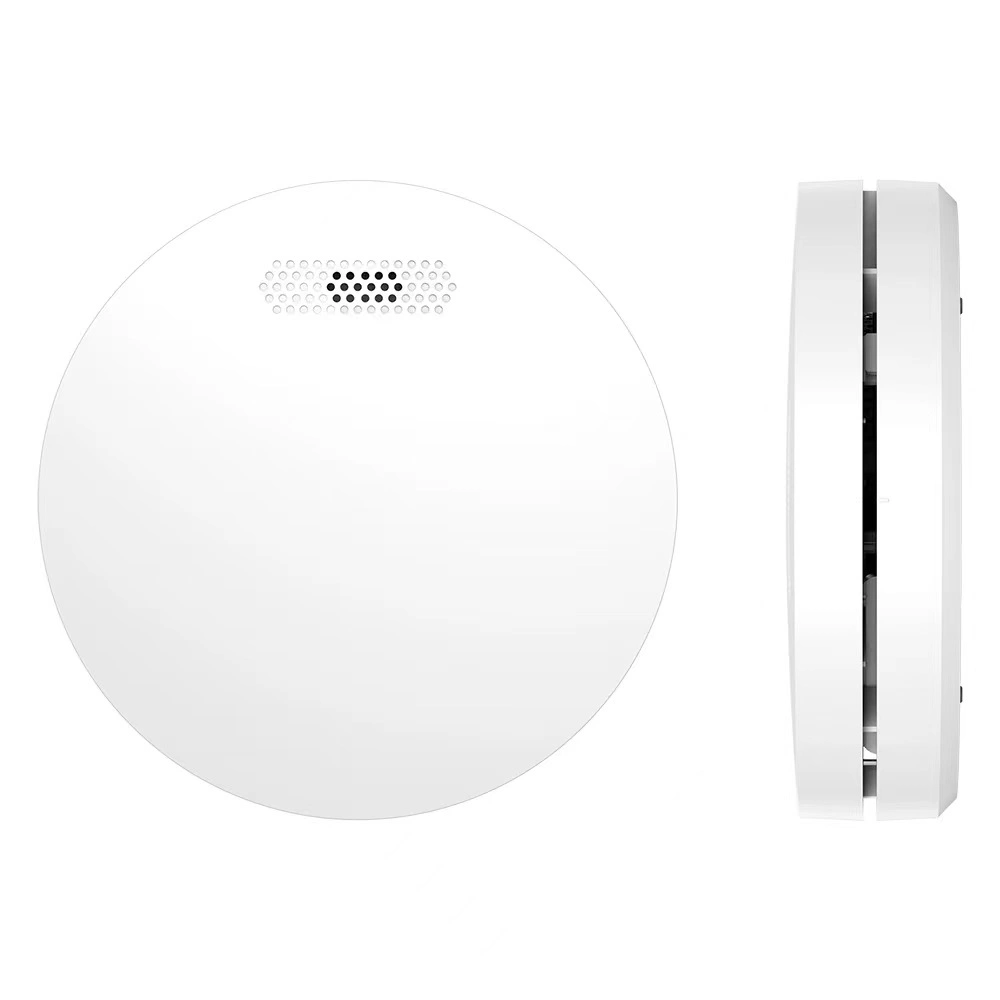 Tuya Smart Home APP de Control Remoto de voz de alarma de humo WiFi ultra delgado &amp; Co del sensor del detector de monóxido de carbono compuesto de 2 en 1