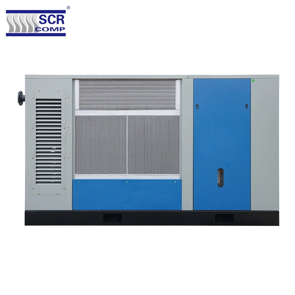 (SCR375H Series) 2019 Hot Sale Japanese Technology Screw Air Compressor Two Stage Compressor Twin Stage Direct Driven Air Cooling Energy Saving Compressor