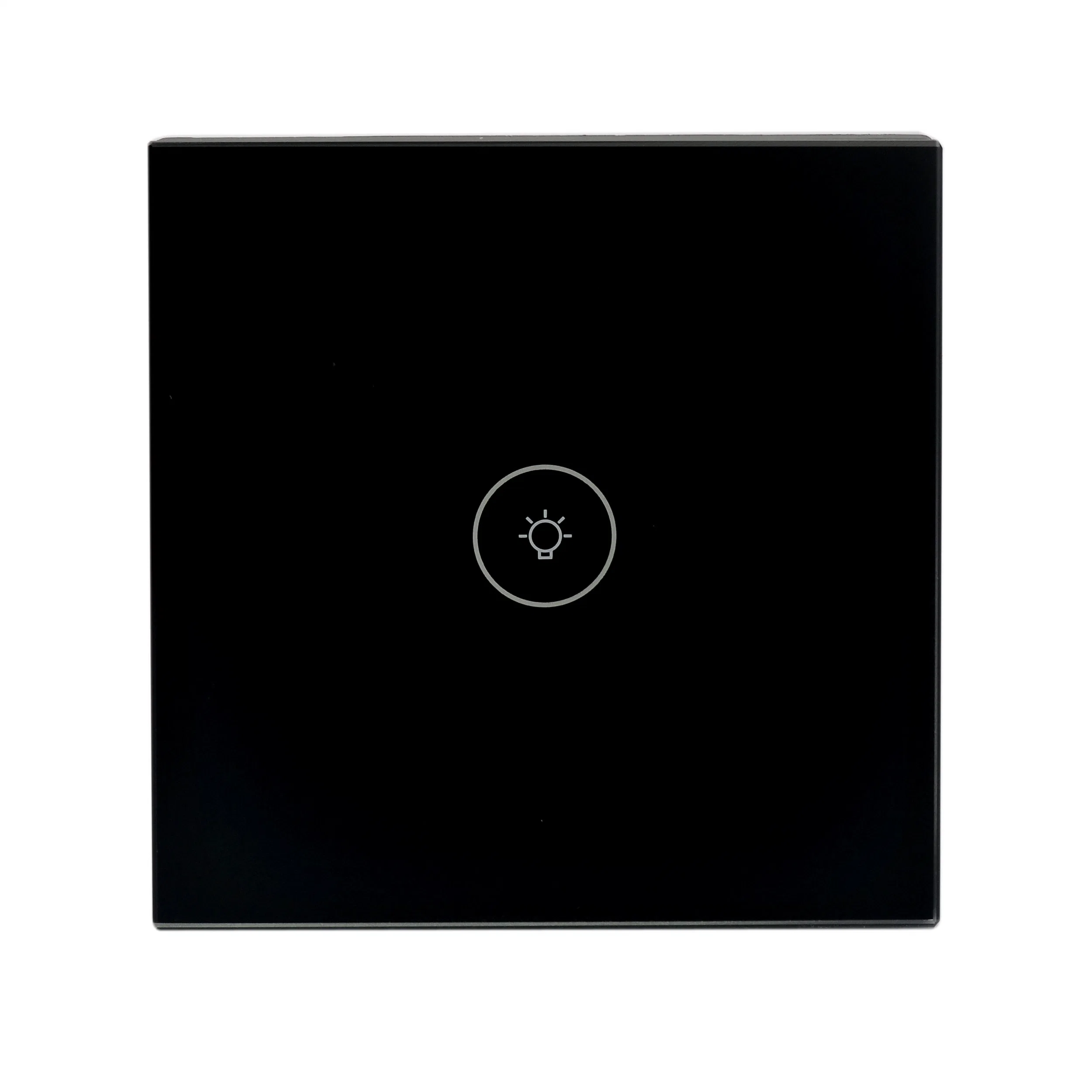 ZigBee/WiFi BT Black Tuya Smart Home Elektrischer Licht Wandschalter Mit gehärtetem Glas