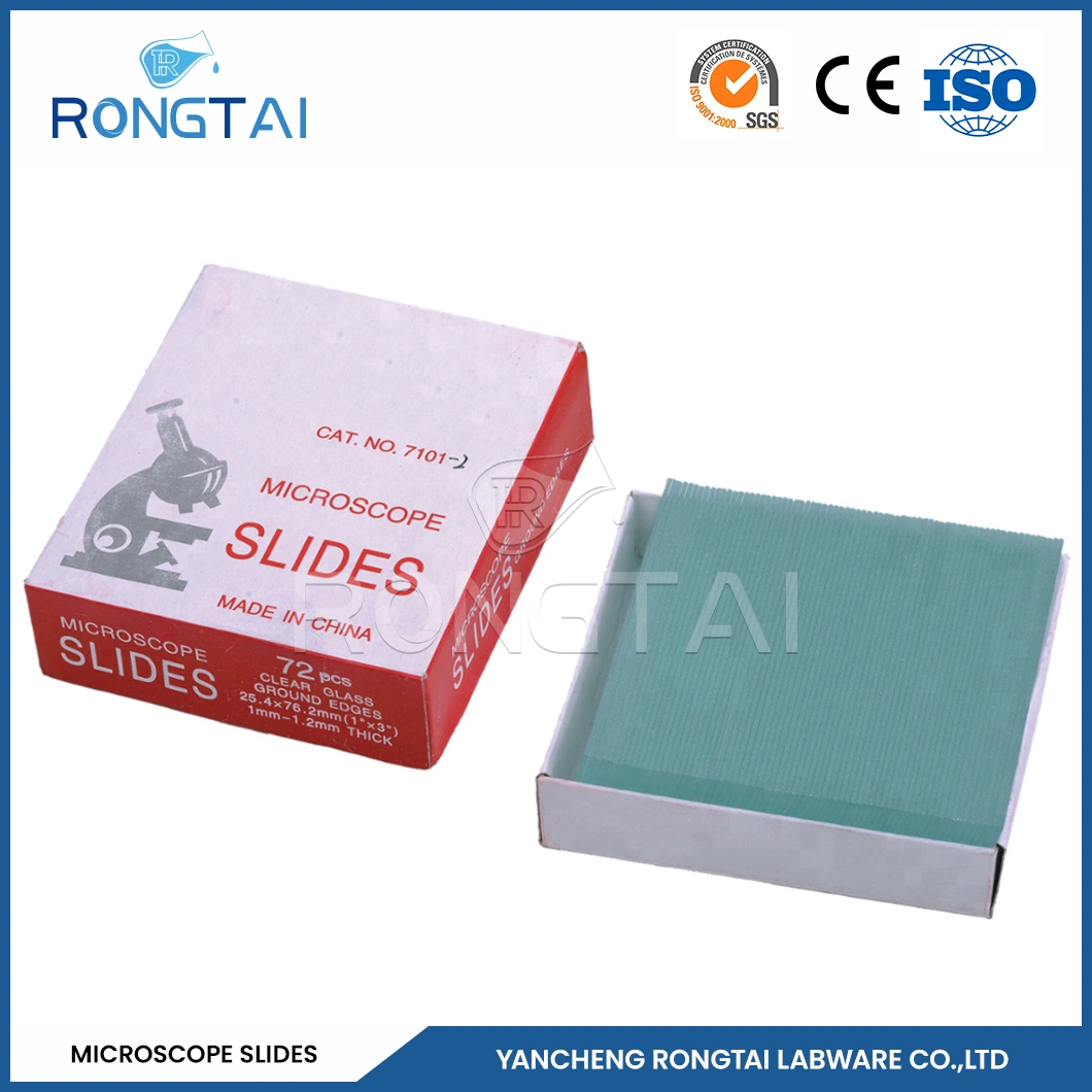 Rongtai Fused Quartz Microscope Slides Manufacturing Coated Slides China 7101 7102 7105 7107 7109 7101 Microscope Slides