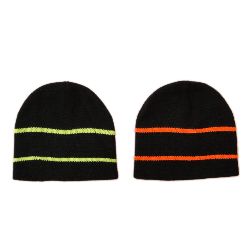 Banda de los hombres de moda otoño invierno cálido tejido Beanie Hat Cap