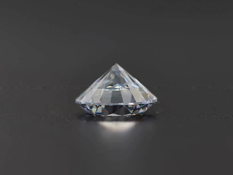 Factory Price Wuzhou Gemstone White Round Cut Cubic Zirconia for Jewelry