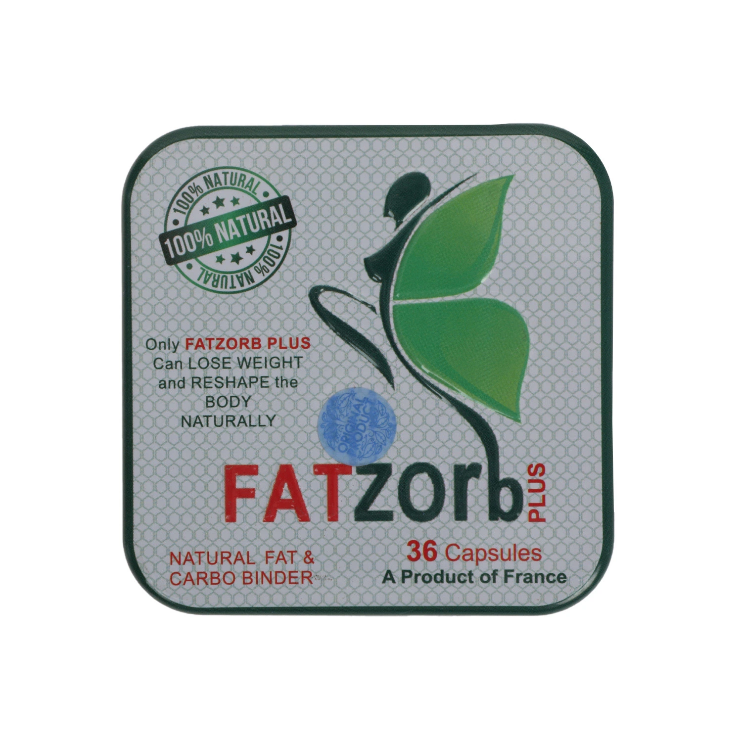 100% Natural Fatzorb adelgaza la cápsula de la marca