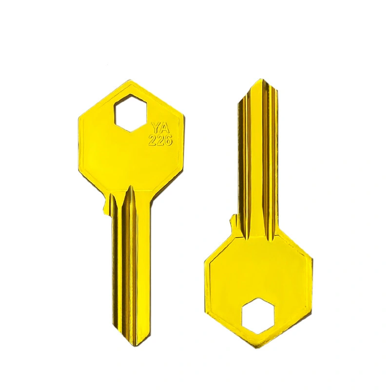 Locksmith Supplies Various Shapes of Door Keys Custom Color Key Blank Ya226 for Key Cutting machine