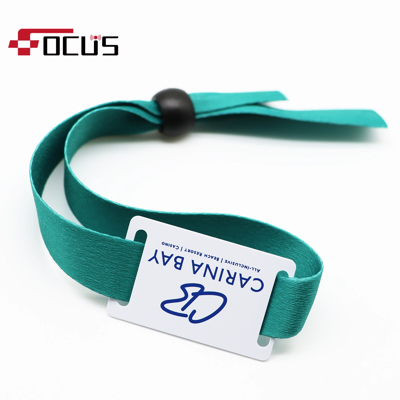 Customized NFC RFID Woven Fabric Wristband for Events Festival Concert Transport Ticket