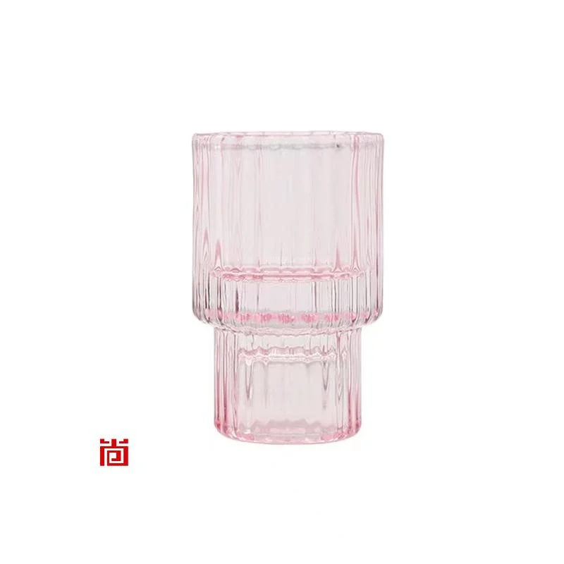 Fabulant Glass Pillar Candle Holder/ Tealight Candleholder in Two Usages