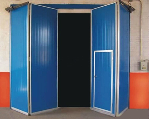 The Middle of The Folding Door Is Filled with Glass Silk Wool, Rock Wool or Polyurethane Foam Insulation Materials