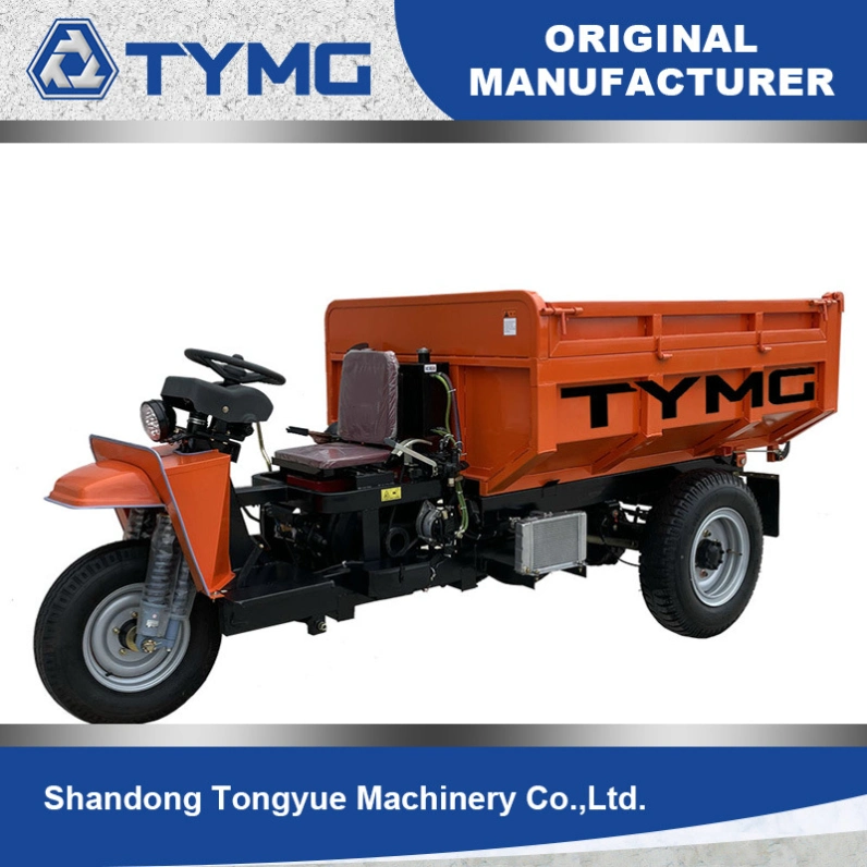 Cargo Tricycle Electric with 3 Wheeler 3ton Motorcycle Mining Electric Tricycle