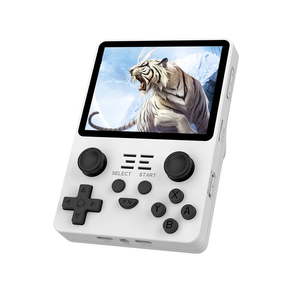 Consola de jogos portátil Powkiddy R35s portátil com ecrã IPS de 3.5 polegadas Ofertas para criança dos Jogos de baloiço Duplo