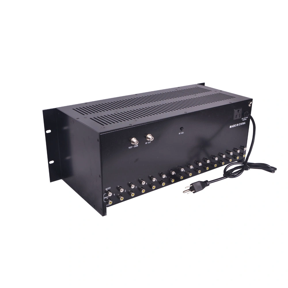 4u Rack CATV 16 in 1 Agile Modulator