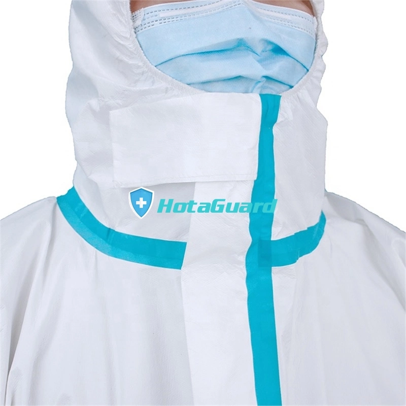 Professional Manufacture Disposable Medical Overall Protective Clothing for Hospital Virus Isolation