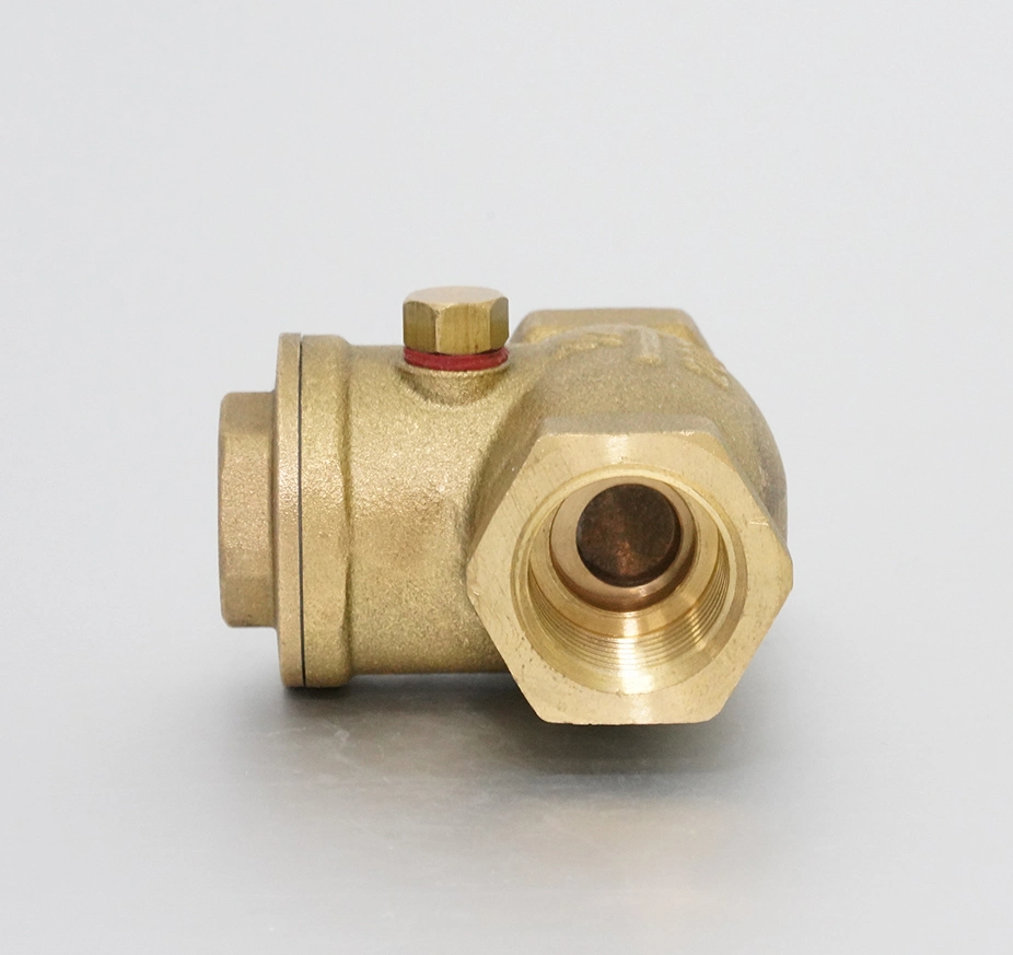 Water Use Forged Brass Non Return Swing Horizontal Check Valve