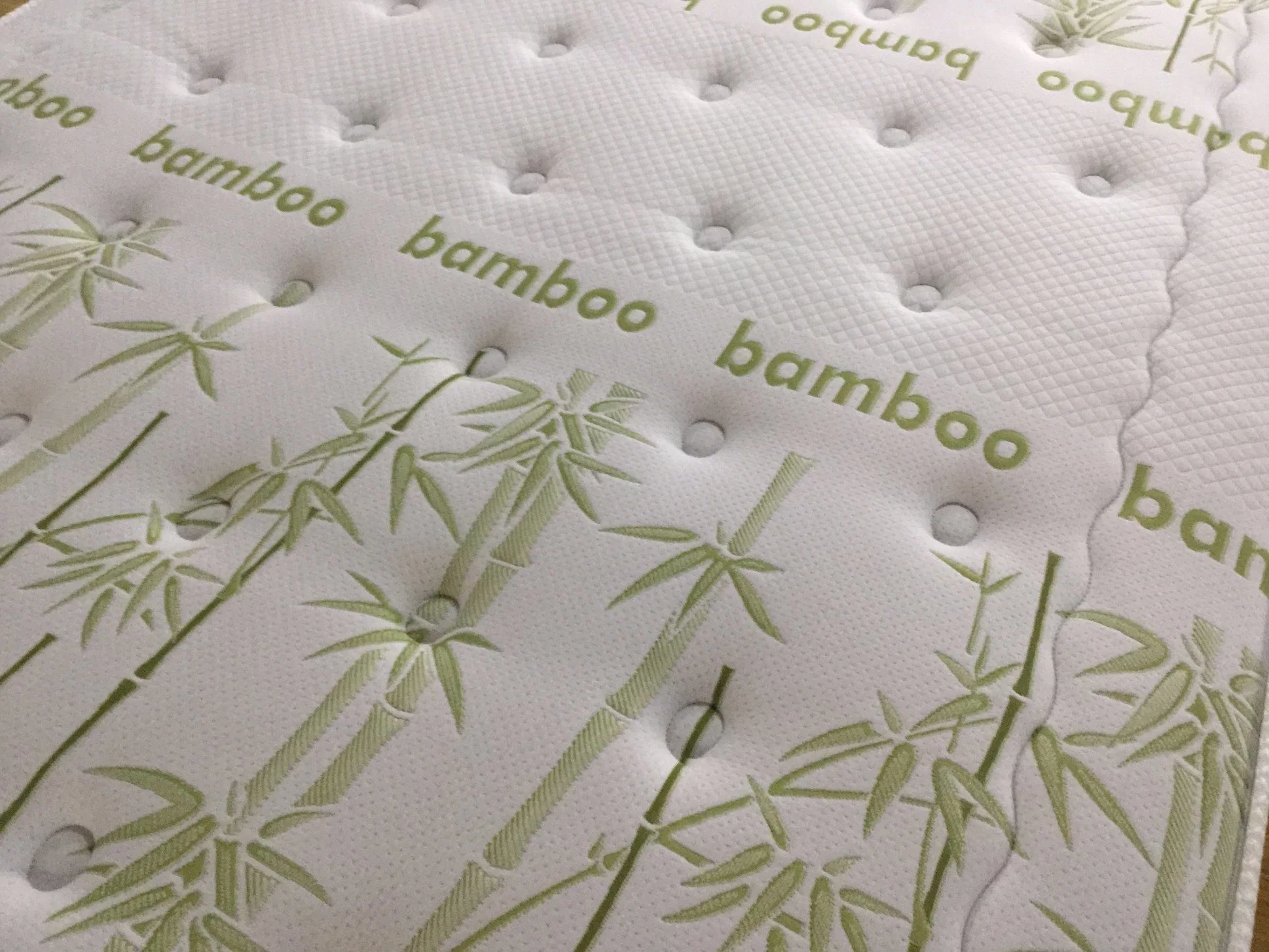 Bamboo Pillow Top 5 Zone Pocket Spring Mattress Vacuum Packed in a Box