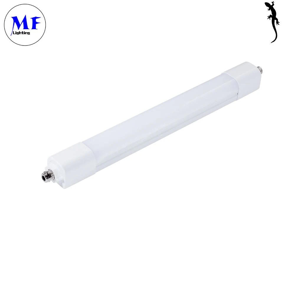 CCT Adjustbale Power Switchable IP69K Ik10 IP66 2FT 4FT 5FT Vapor Tight LED Linear Light 18W 36W 50W PC+Aluminum LED Tube Batten Light