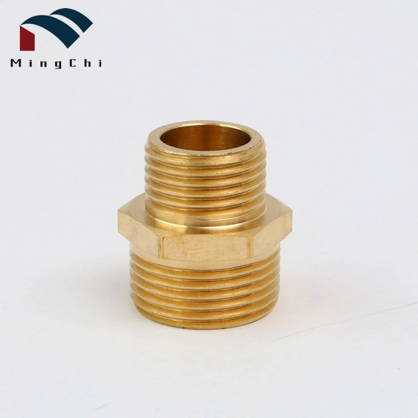 Mingchi Brass Nipple Male Female Brass Fitting Extension Nipple Water Supply