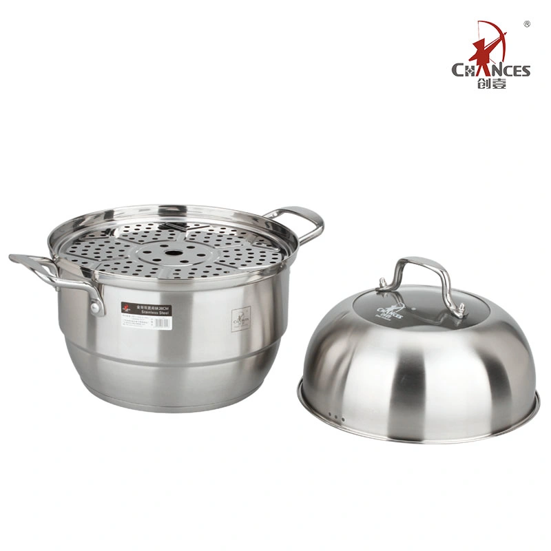 Durable Stainless Steel Food Steamers Pot for Cooking