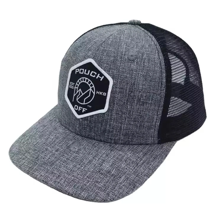 2022 Dongguan Factory Custom Made 6 Panels Richardson 112 Styles 100% RPET Waterproof Mesh Trucker Hat with Woven Patch