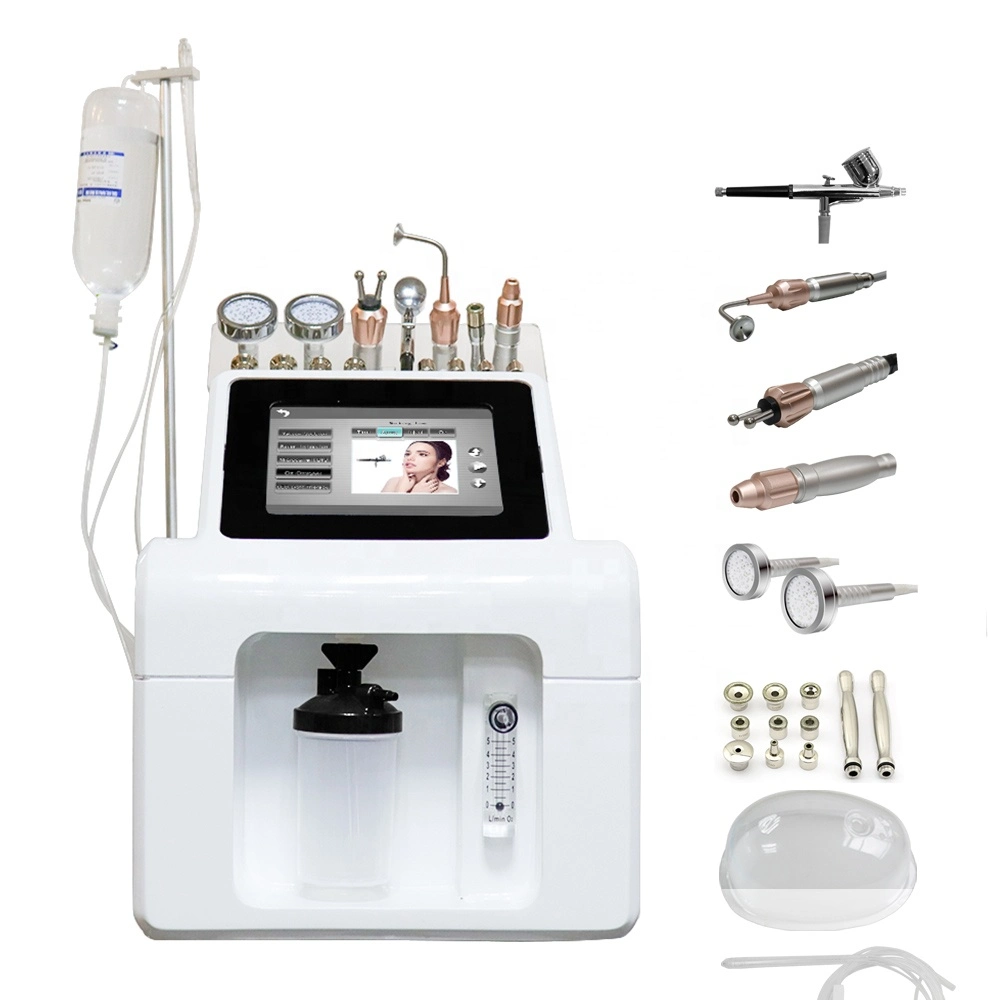 Máquina Hydrodermabrasion Facial Aqua diamantes Peeling Microdermoabrasión máquina de inyección de oxígeno