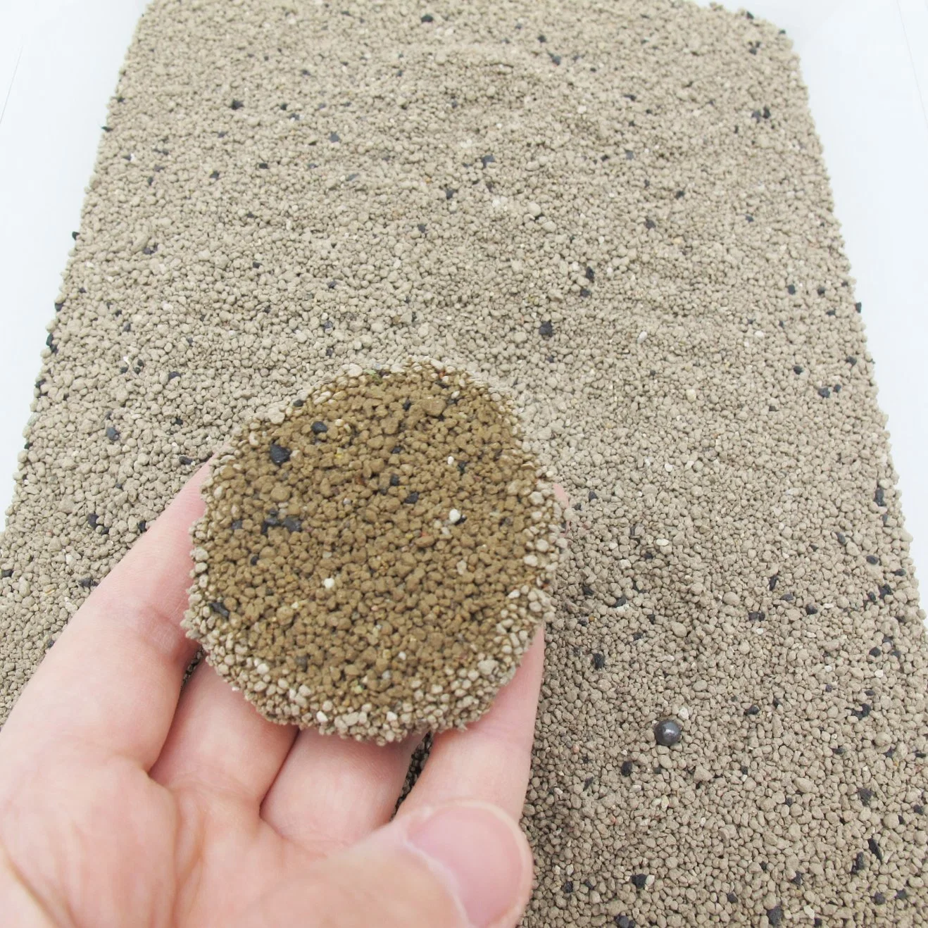 Easily Scoop Long Lasting Strong Absorbent Ball Shape Bentonite Cat Sand Activated Carbon Particle Natural Sodium-Based Mineral Crushed Sand Cat Pet Accessories