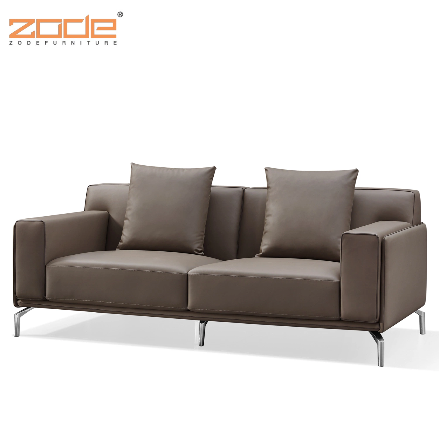 Zode Modern Style Optional Color PU Fabric Sofa Chairs Reclinable Two Seater Bits Living Room Sofa Set