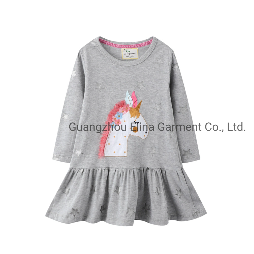 Wholesale/Supplier Customized Kids Dress Children Fall Winter Clothing for Baby Girls