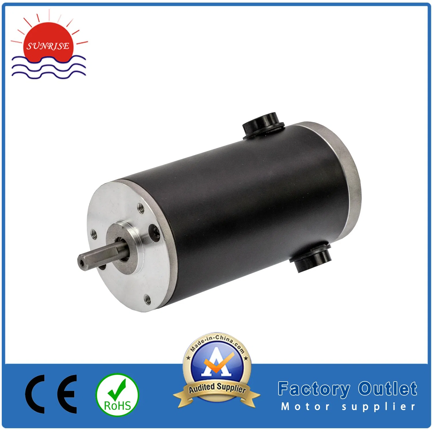 Motor DC Motor eléctrico 12V 0,4n. M 92W imán permanente 2200rpm 9A